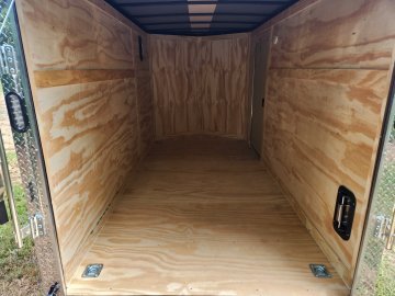 2026 Rock Solid Cargo 6x12 Single Axle Enclosed w/ Polycore Upgrade and Side Vents