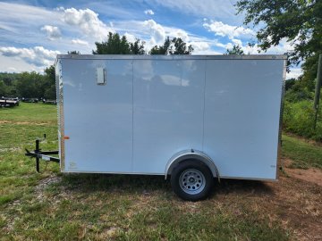 2026 Rock Solid Cargo 6x12 Single Axle Enclosed w/ Polycore Upgrade and Side Vents