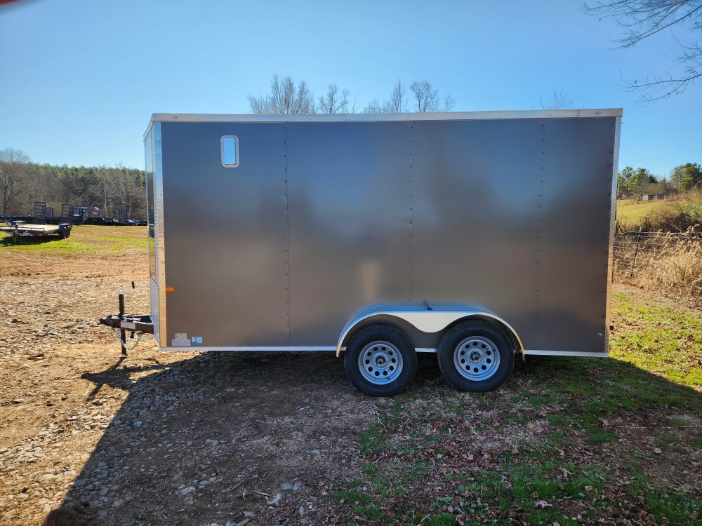 2026 Rock Solid Cargo 7X14 7K Enclosed w/ 7' Interior, Polycore Upgrade, Semi-Screwless Upgrade and 