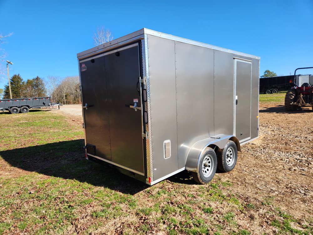 2026 Rock Solid Cargo 7X14 7K Enclosed w/ 7' Interior, Polycore Upgrade, Semi-Screwless Upgrade and 