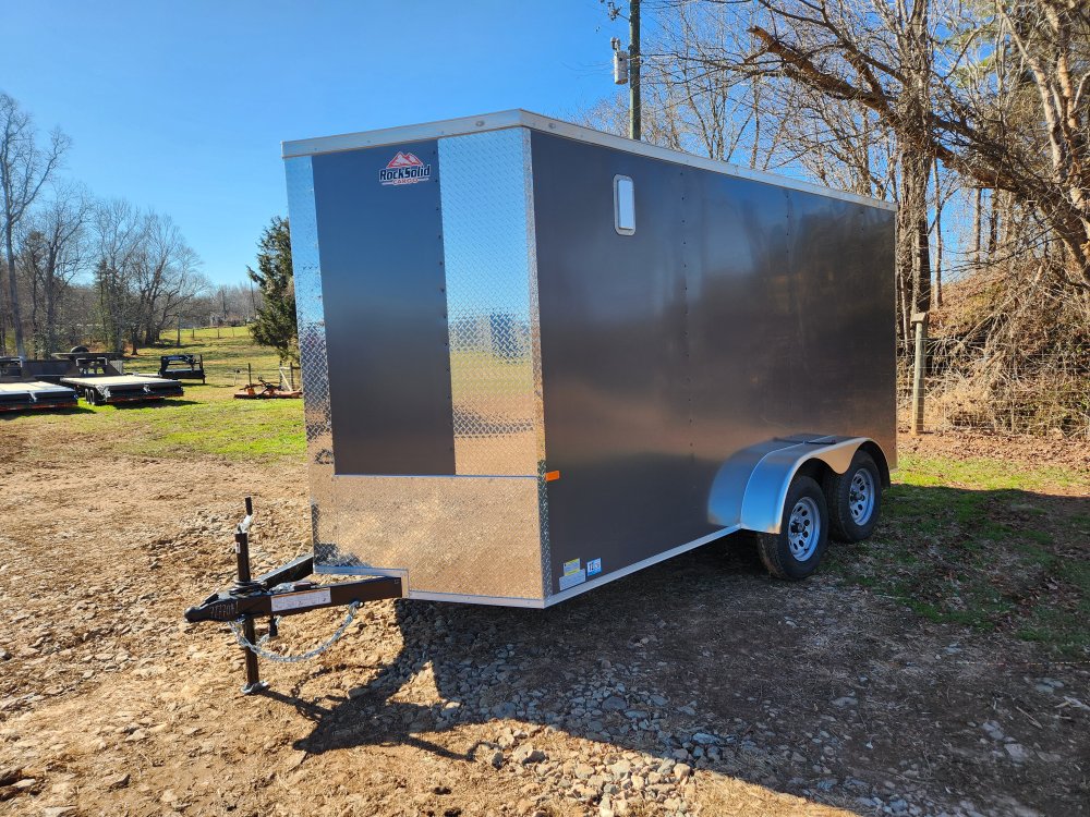 2026 Rock Solid Cargo 7X14 7K Enclosed w/ 7' Interior, Polycore Upgrade, Semi-Screwless Upgrade and