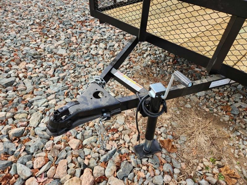 2025 Caliber 78x12 Single Axle Utility w/ 1' Mesh Sides