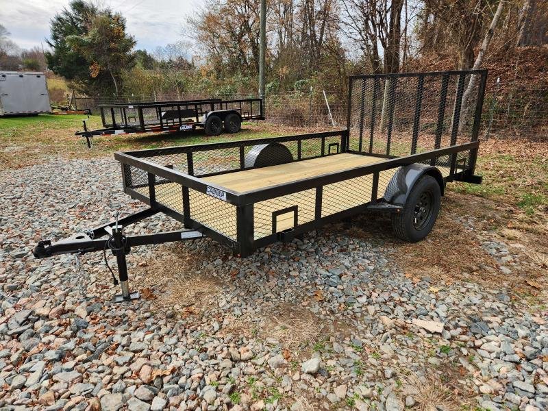 2025 Caliber 78x12 Single Axle Utility w/ 1' Mesh Sides
