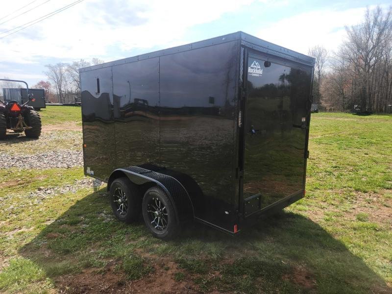 2026 Rock Solid Cargo 7x12 7k w/ Blackout Package, Polycore Upgrade and Semi-Screwless Upgrade