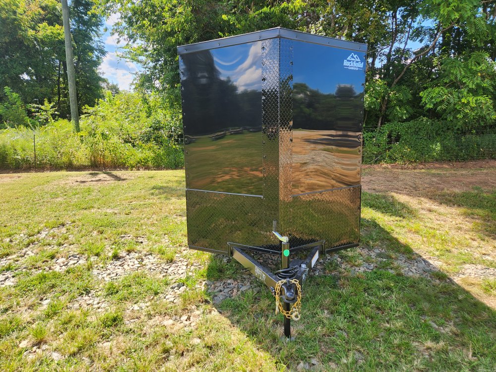 2026 Rock Solid Cargo 7x12 7k w/ Blackout Package, Polycore Upgrade and Semi-Screwless Upgrade
