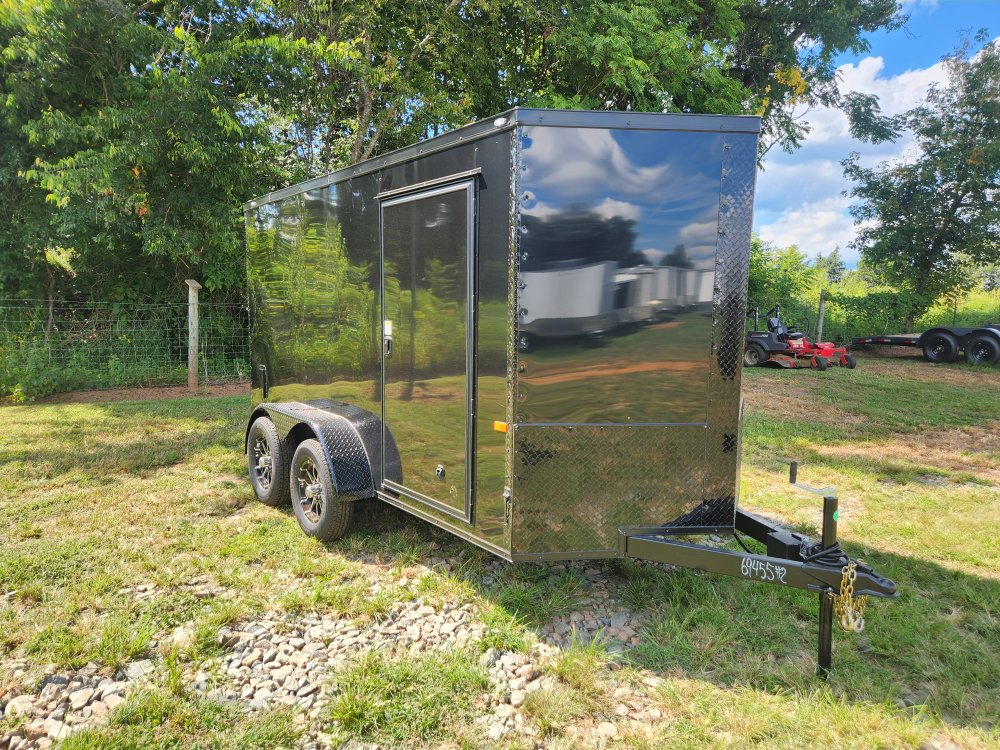 2026 Rock Solid Cargo 7x12 7k w/ Blackout Package, Polycore Upgrade and Semi-Screwless Upgrade