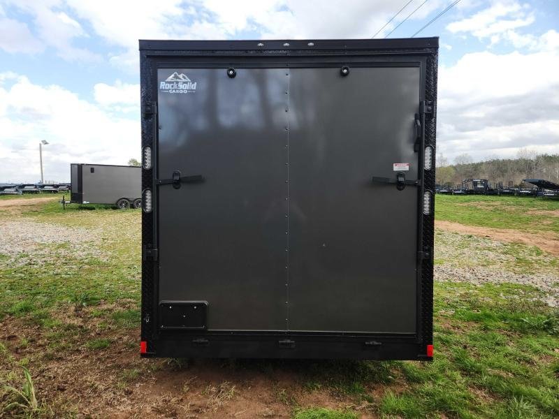 2026 Rock Solid Cargo 7x16 7k Enclosed w/ Blackout Special Package, 7' Interior Height, (.080) Polyc