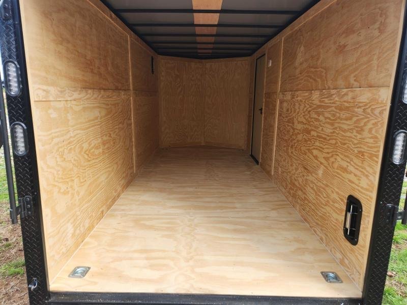 2026 Rock Solid Cargo 7x16 7k Enclosed w/ Blackout Special Package, 7' Interior Height, (.080) Polyc