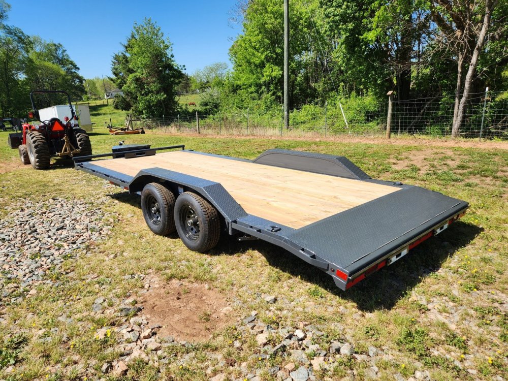 2026 Lamar Trailers 102x20 10k Car Hauler w/ Toolbox, Winch Plate and Drive-Over Fenders
