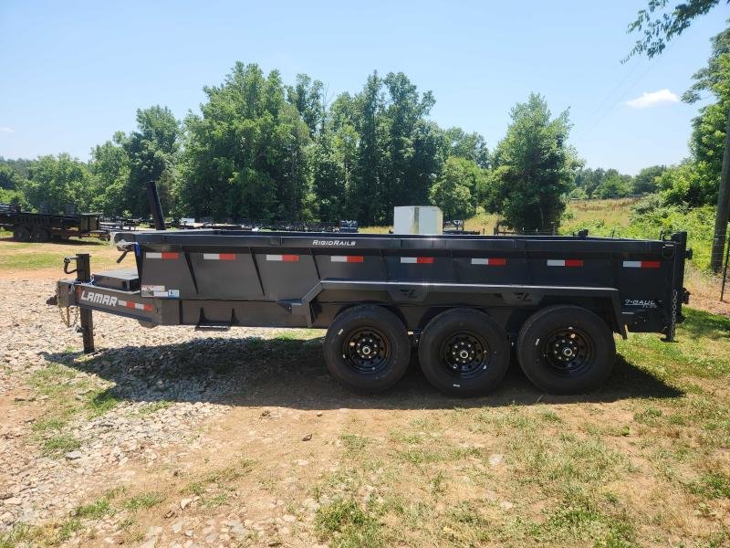 2026 Lamar 7x16 21k Telescopic Dump w/ 24" Sides