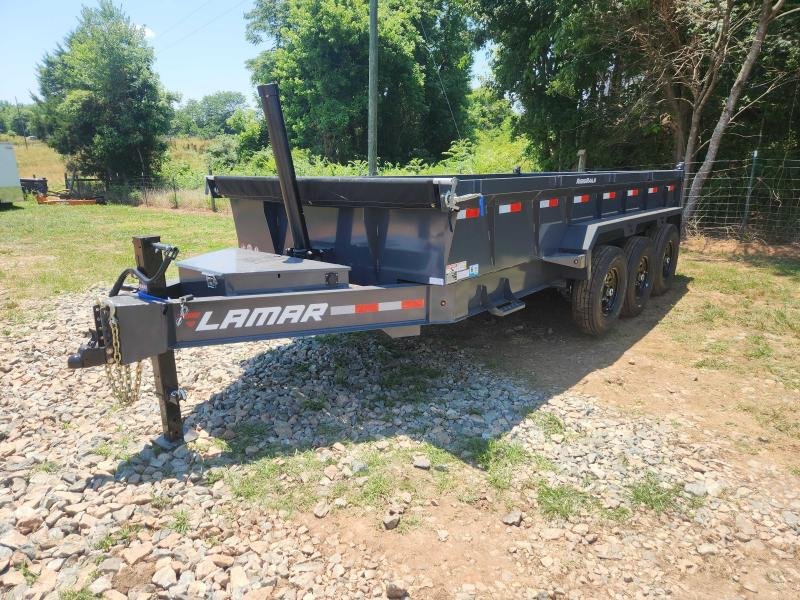 2026 Lamar 7x16 21k Telescopic Dump w/ 24" Sides