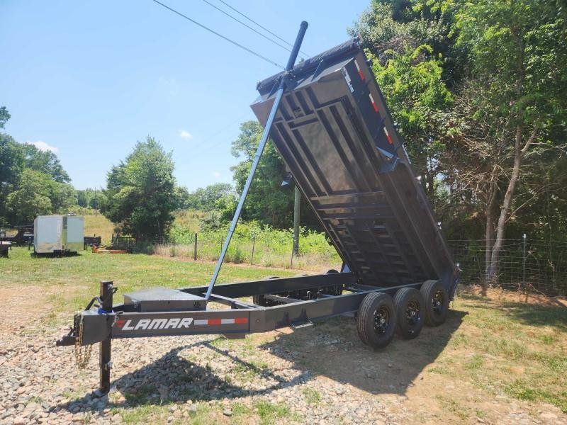 2026 Lamar 7x16 21k Telescopic Dump w/ 24" Sides