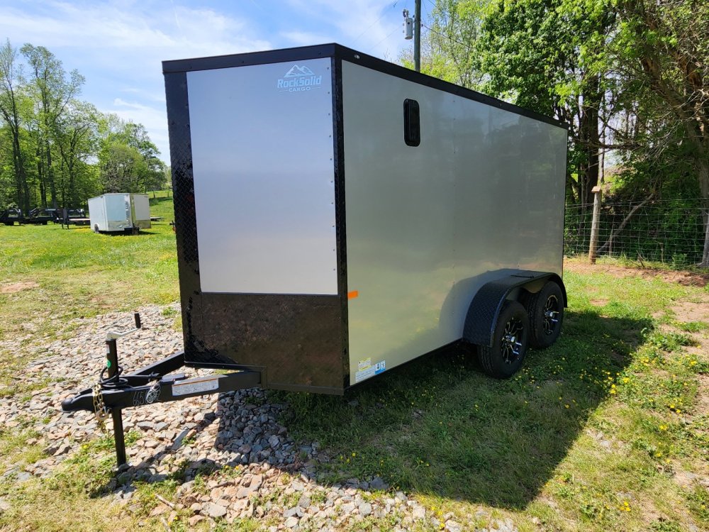 2026 Rock Solid Cargo 6x12 7k Enclosed w/ Blackout Package, Polycore Metal and Semi-Screwless Upgrad