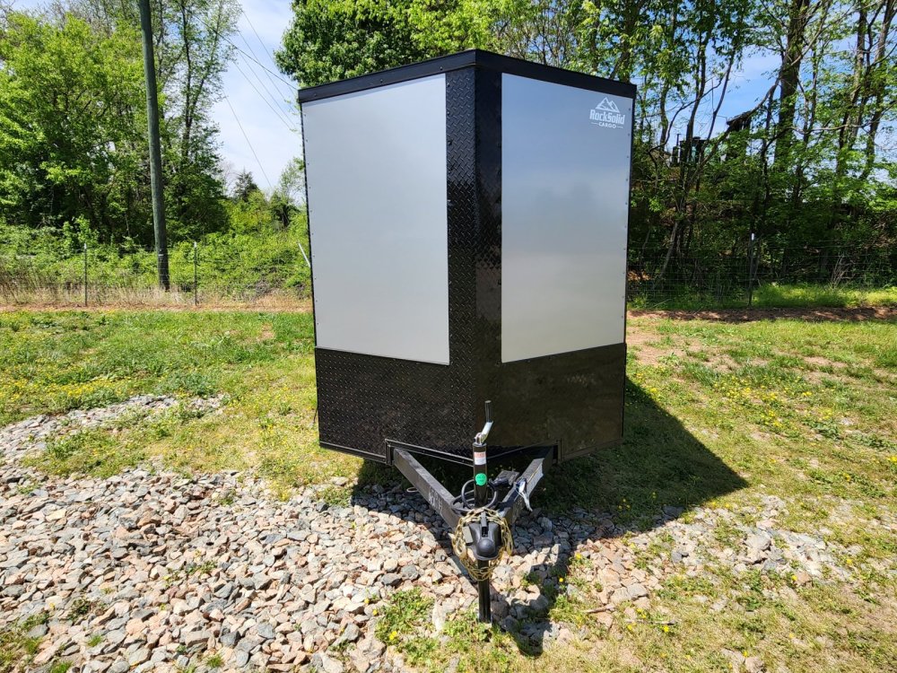 2026 Rock Solid Cargo 6x12 7k Enclosed w/ Blackout Package, Polycore Metal and Semi-Screwless Upgrad