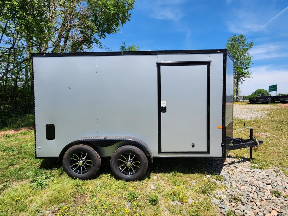 2026 Rock Solid Cargo 6x12 7k Enclosed w/ Blackout Package, Polycore Metal and Semi-Screwless Upgrad