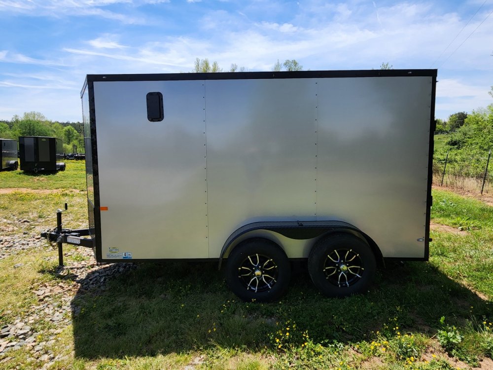 2026 Rock Solid Cargo 6x12 7k Enclosed w/ Blackout Package, Polycore Metal and Semi-Screwless Upgrad