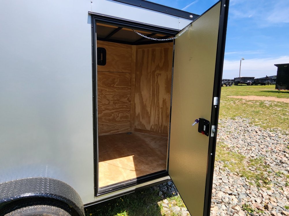 2026 Rock Solid Cargo 6x12 7k Enclosed w/ Blackout Package, Polycore Metal and Semi-Screwless Upgrad