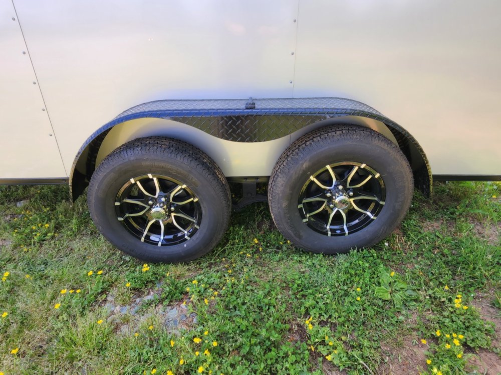 2026 Rock Solid Cargo 6x12 7k Enclosed w/ Blackout Package, Polycore Metal and Semi-Screwless Upgrad