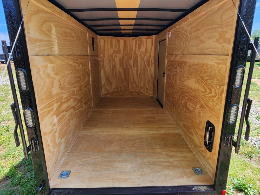 2026 Rock Solid Cargo 6x12 7k Enclosed w/ Blackout Package, Polycore Metal and Semi-Screwless Upgrad