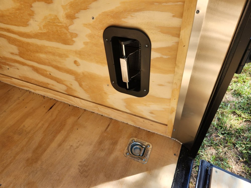 2026 Rock Solid Cargo 7x16 7k Enclosed w/ 7' Interior Height, Blackout Special Package, (.080) Polyc