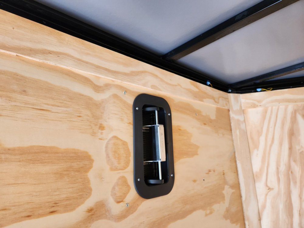 2026 Rock Solid Cargo 7x16 7k Enclosed w/ 7' Interior Height, Blackout Special Package, (.080) Polyc