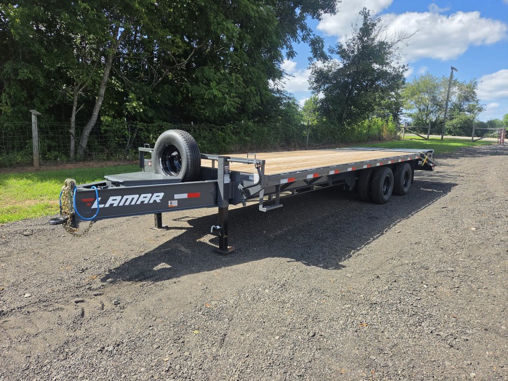 2027 Lamar 102x25 20k Deckover w/ Tool Box and Rhino Ramps
