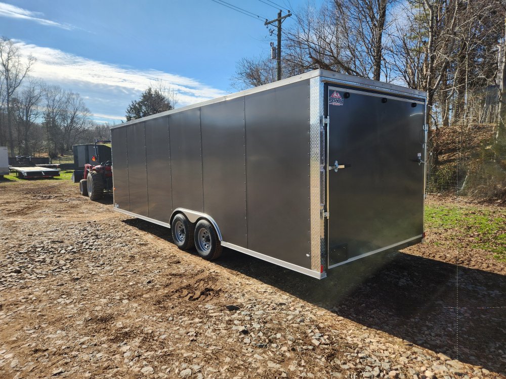 2026 Rock Solid Cargo 8.5x24 10k Enclosed w/ 7' Interior, Polycore Metal and Semi-Screwless Upgrade