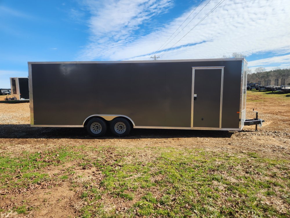 2026 Rock Solid Cargo 8.5x24 10k Enclosed w/ 7' Interior, Polycore Metal and Semi-Screwless Upgrade