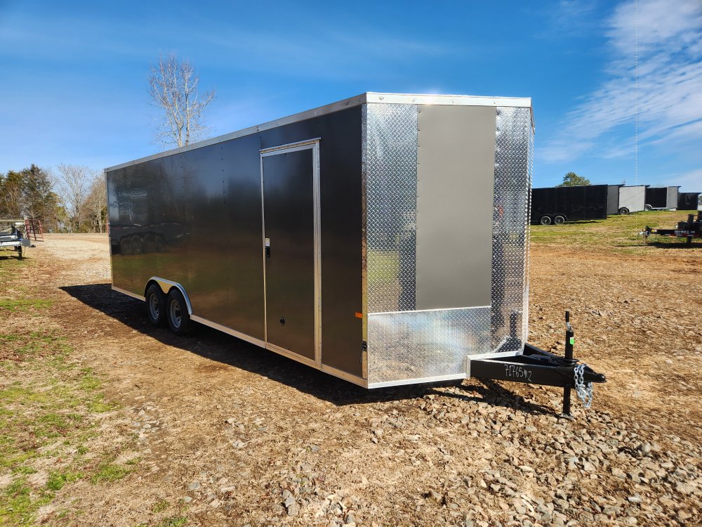 2026 Rock Solid Cargo 8.5x24 10k Enclosed w/ 7' Interior, Polycore Metal and Semi-Screwless Upgrade