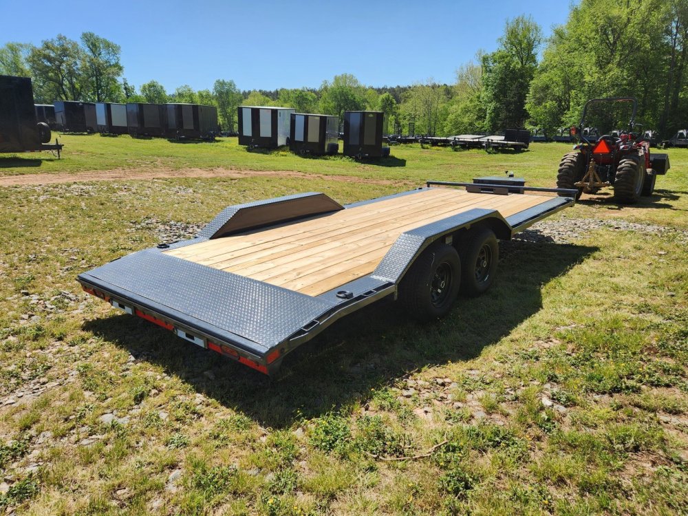 2026 Lamar Trailers 102x20 10k Car Hauler w/ Toolbox, Winch Plate and Drive-Over Fenders