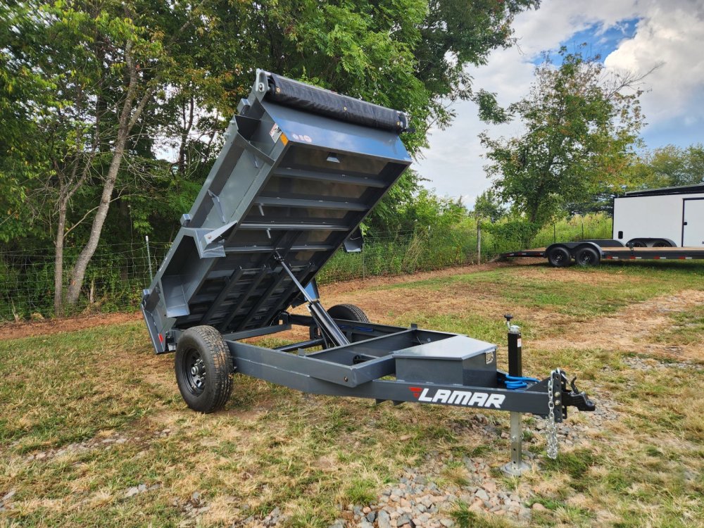 2026 Lamar 5x10 7k Single Axle Dump w/ 18" Sides