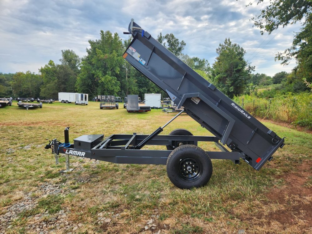 2026 Lamar 5x10 7k Single Axle Dump w/ 18" Sides