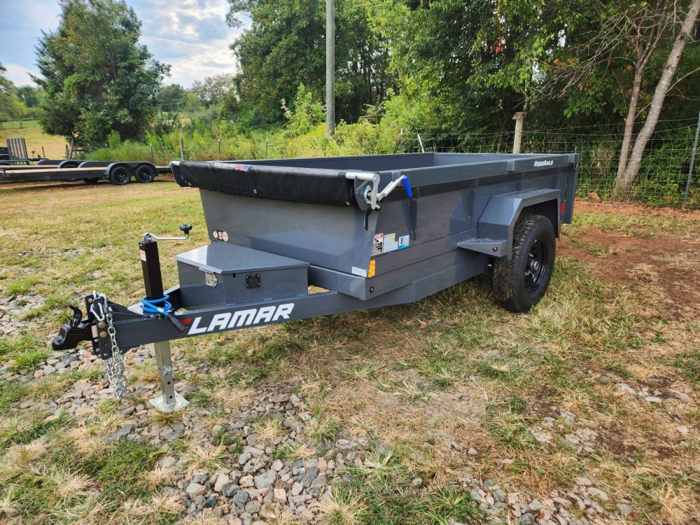 2026 Lamar 5x10 7k Single Axle Dump w/ 18" Sides