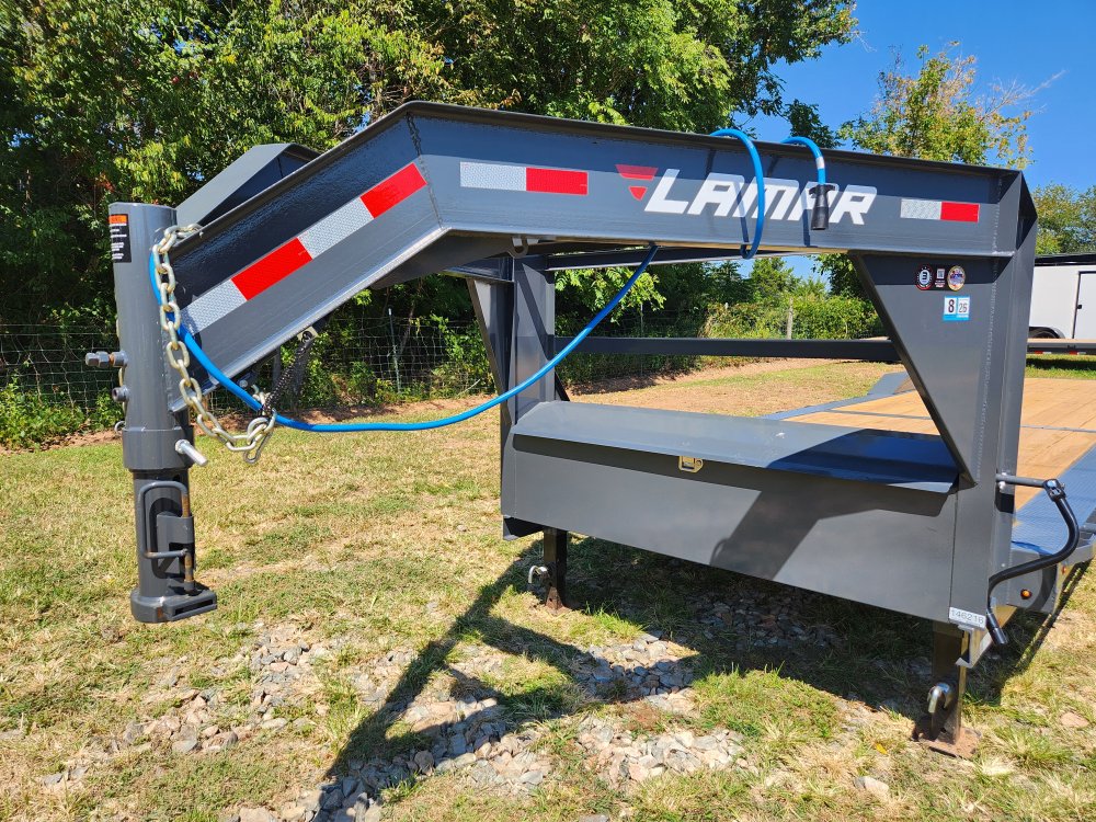 2026 Lamar 102x36 21k Gooseneck Equipment Hauler w/ Slide-In Ramps
