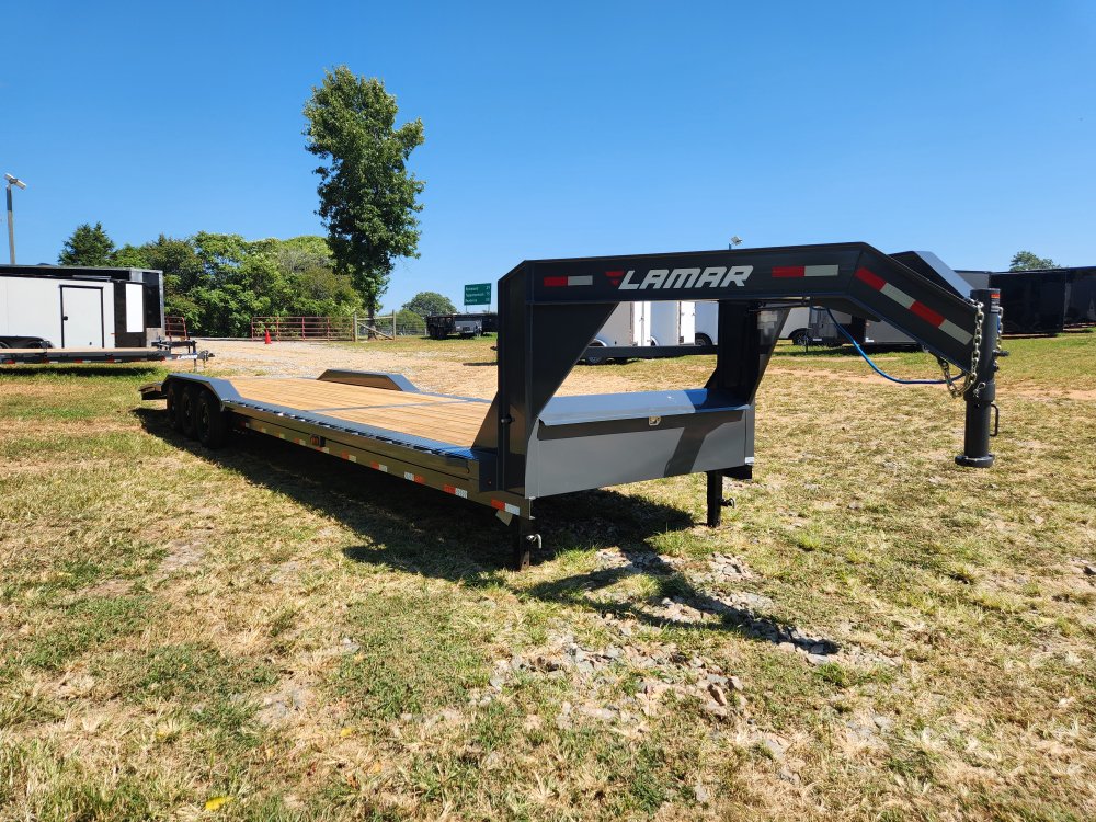 2026 Lamar 102x36 21k Gooseneck Equipment Hauler w/ Slide-In Ramps