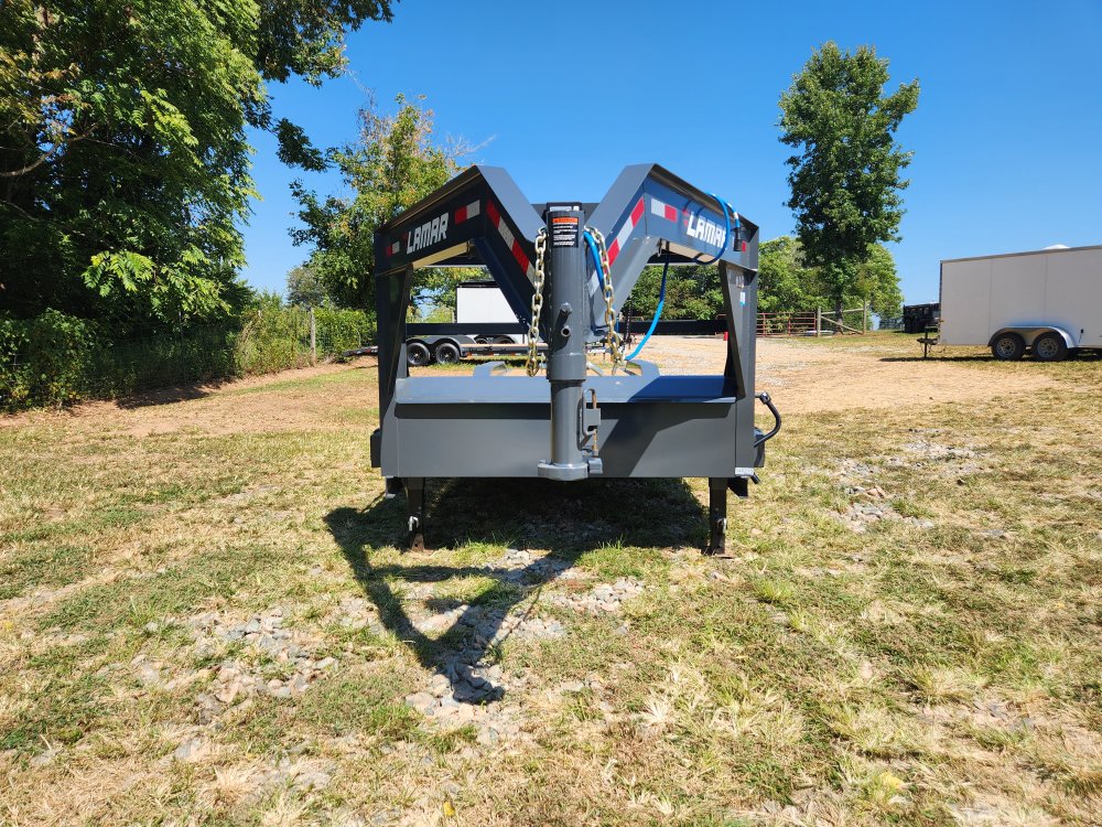 2026 Lamar 102x36 21k Gooseneck Equipment Hauler w/ Slide-In Ramps