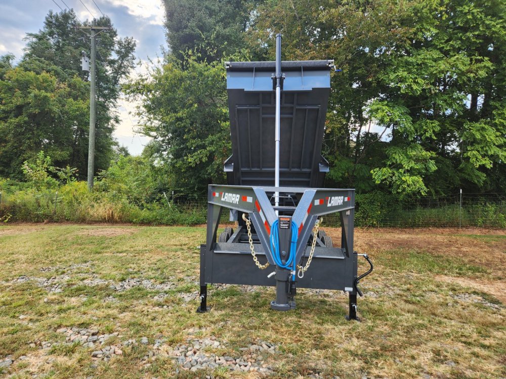 2026 Lamar 7X16 16K Gooseneck Telescopic Dump w/ Upgraded Tarp and 36" Sides
