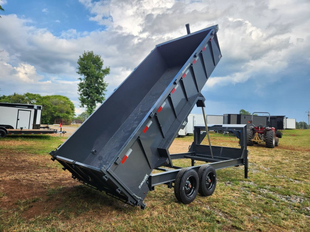 2026 Lamar 7X16 16K Gooseneck Telescopic Dump w/ Upgraded Tarp and 36" Sides