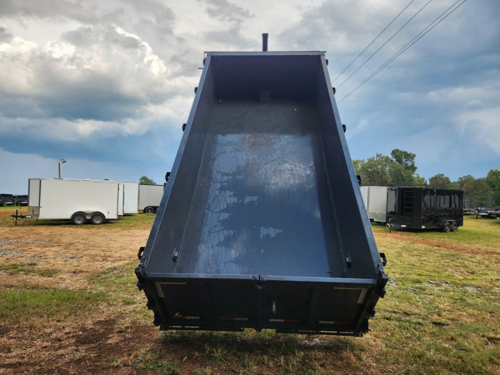 2026 Lamar 7X16 16K Gooseneck Telescopic Dump w/ Upgraded Tarp and 36" Sides