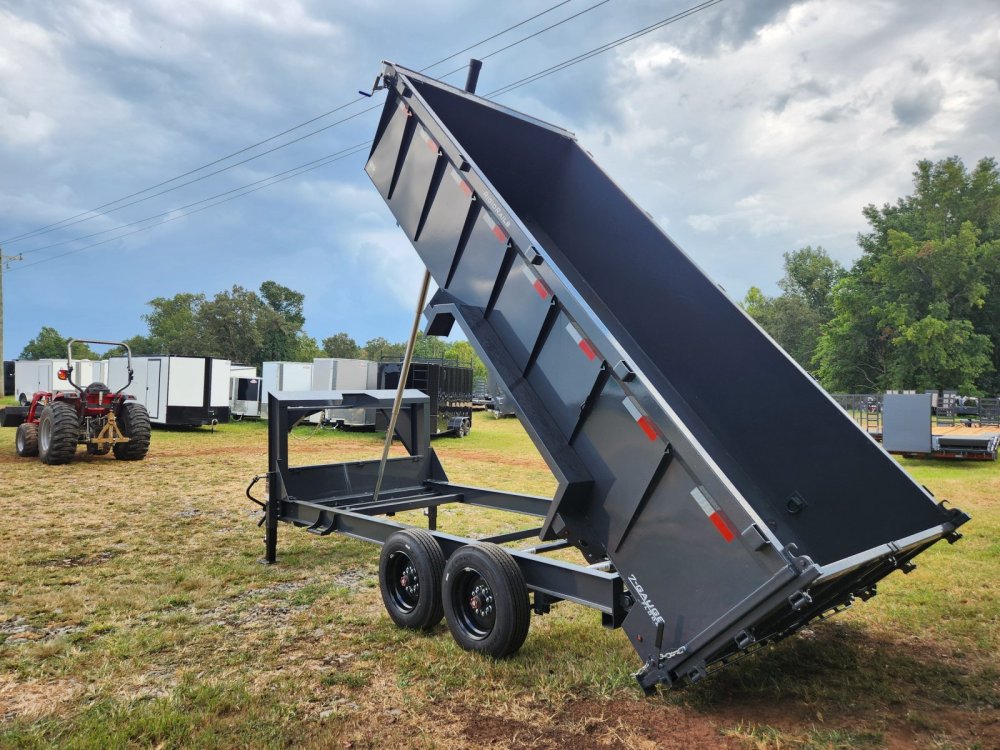 2026 Lamar 7X16 16K Gooseneck Telescopic Dump w/ Upgraded Tarp and 36" Sides