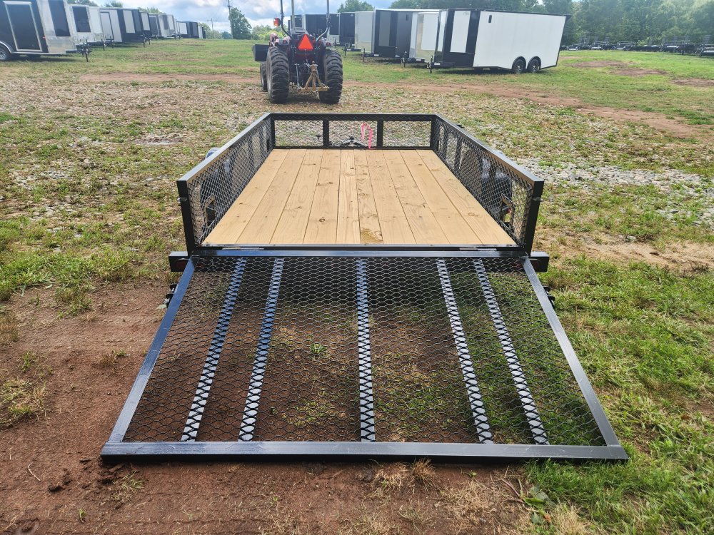 2025 Caliber 6x10 Single Axle Utility w/ 1' Mesh Sides