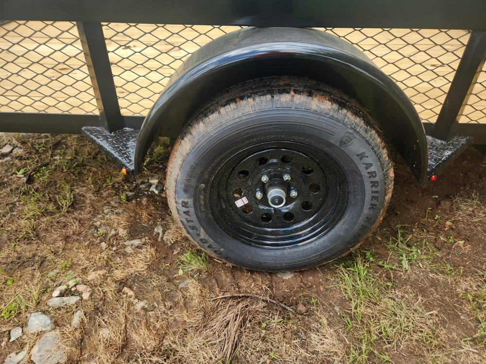 2025 Caliber 6x10 Single Axle Utility w/ 1' Mesh Sides
