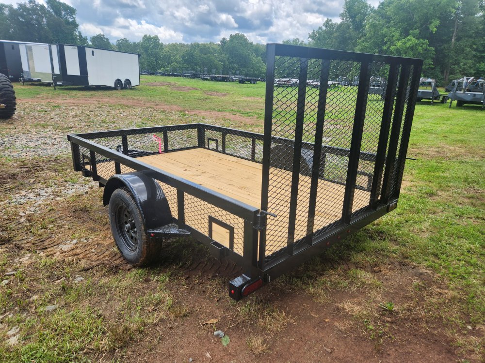 2025 Caliber 6x10 Single Axle Utility w/ 1' Mesh Sides