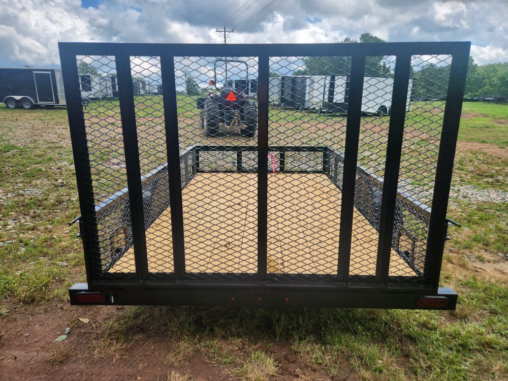 2025 Caliber 6x10 Single Axle Utility w/ 1' Mesh Sides