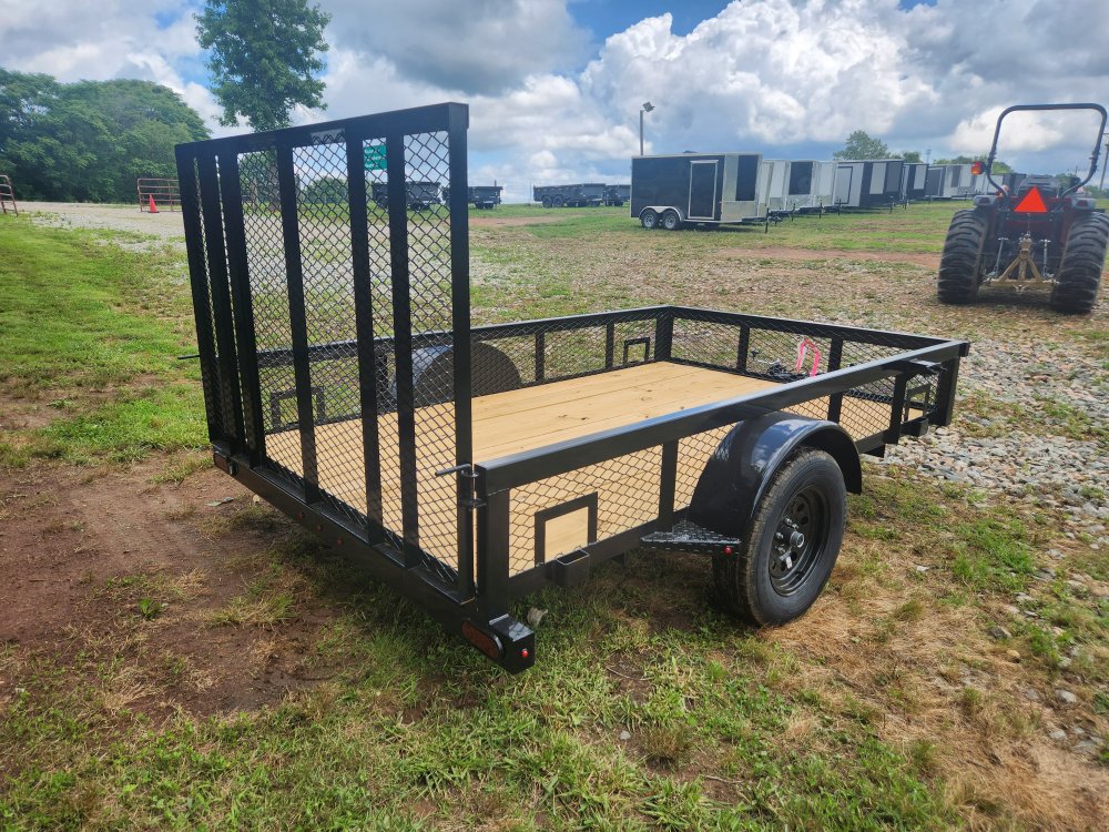 2025 Caliber 6x10 Single Axle Utility w/ 1' Mesh Sides