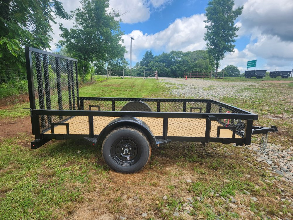 2025 Caliber 6x10 Single Axle Utility w/ 1' Mesh Sides