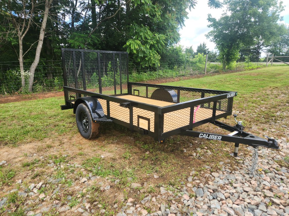 2025 Caliber 6x10 Single Axle Utility w/ 1' Mesh Sides
