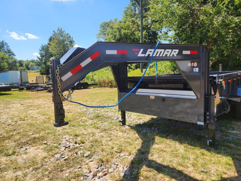 2026 Lamar 7x14 14k Gooseneck Dump w/ 24" Sides