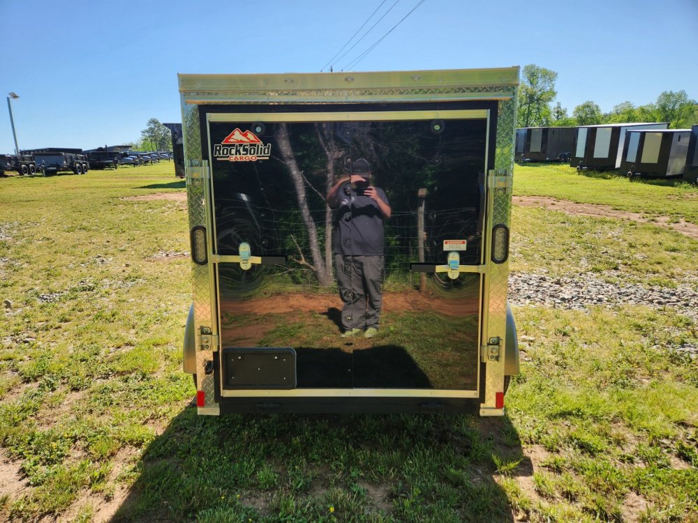 2026 Rock Solid Cargo 5x8 Single Axle Enclosed