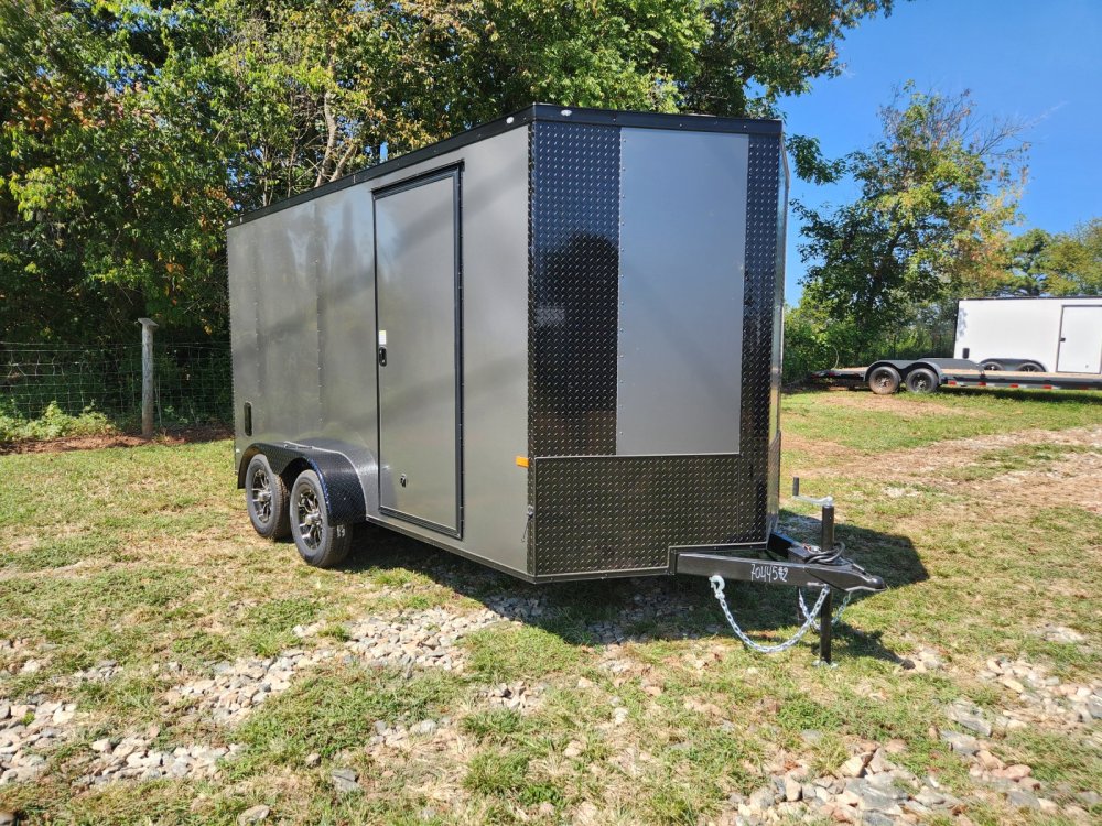2026 Rock Solid Cargo 7x14 7k Enclosed w/ Blackout Special Package, 7' Interior, Polycore (.080) Upg